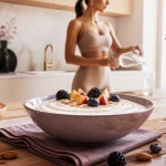 regime au fromage blanc bol fruits