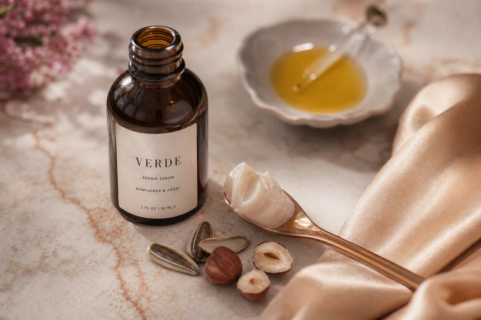 Bienfaits vitamine E pour la peau : huile et crème hydratante