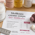 Meilleure crème corps 60 millions consommateur : pot et tube de crème corps