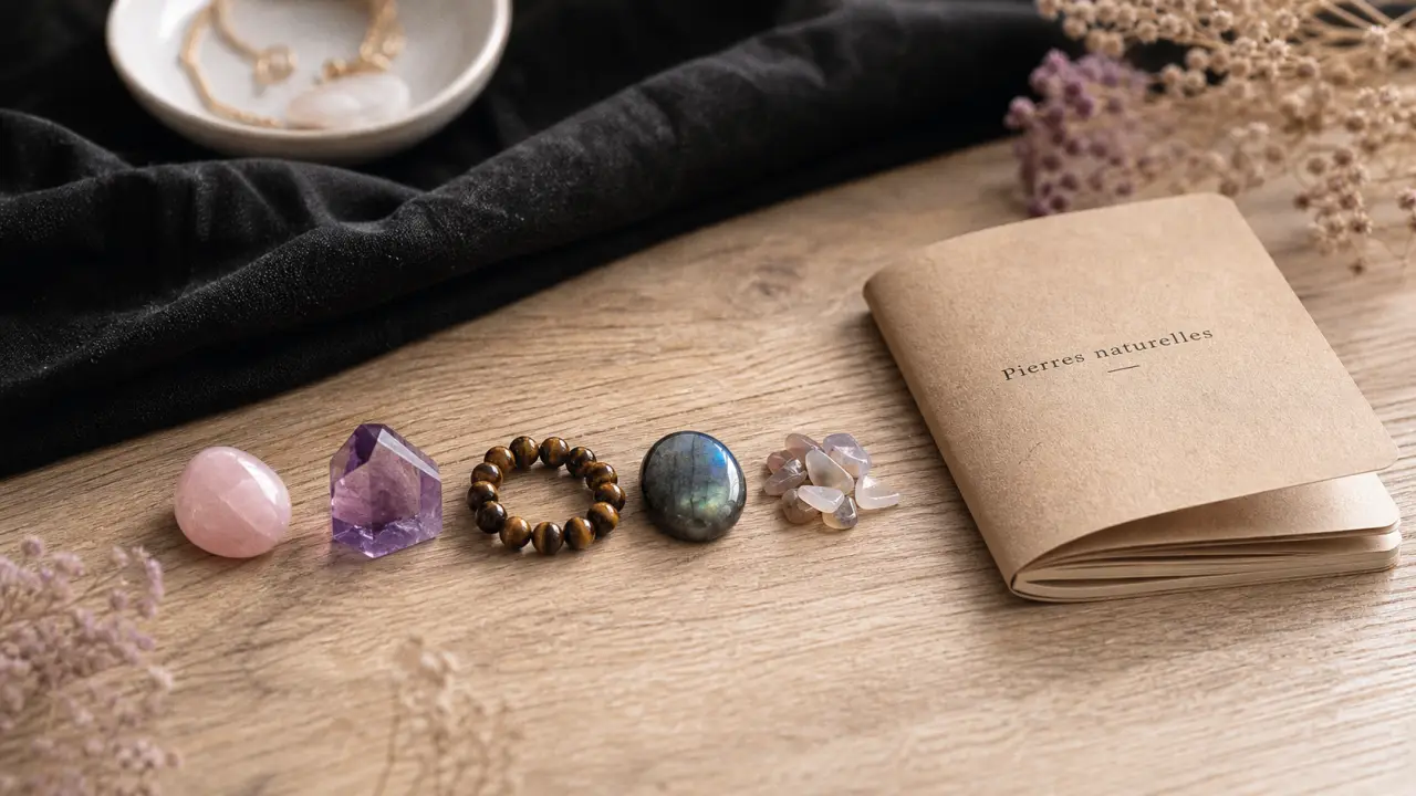 Pierres naturelles : pierres et carnet pour choisir