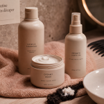 Produits afro cheveux : shampoing doux, masque, leave-in sur mèche afro