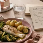 Que faut il manger pour perdre du poids : assiette protéines et légumes riches en fibres