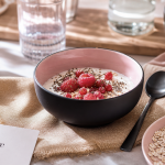 Recette pour maigrir le ventre : skyr, chia et fruits rouges, riche en fibres