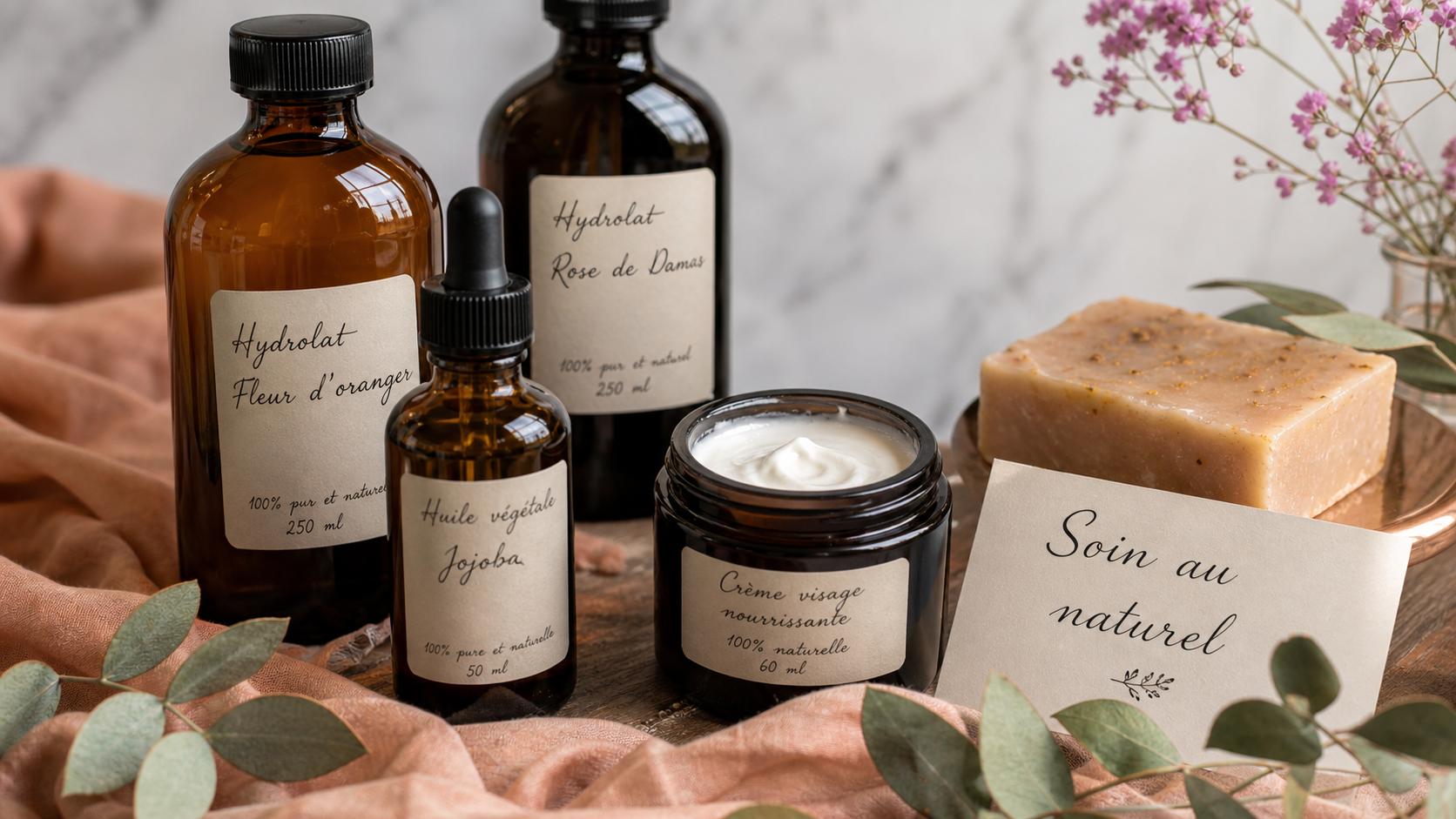 Soin au naturel : ingrédients doux pour peau sèche et sensible, sans irriter