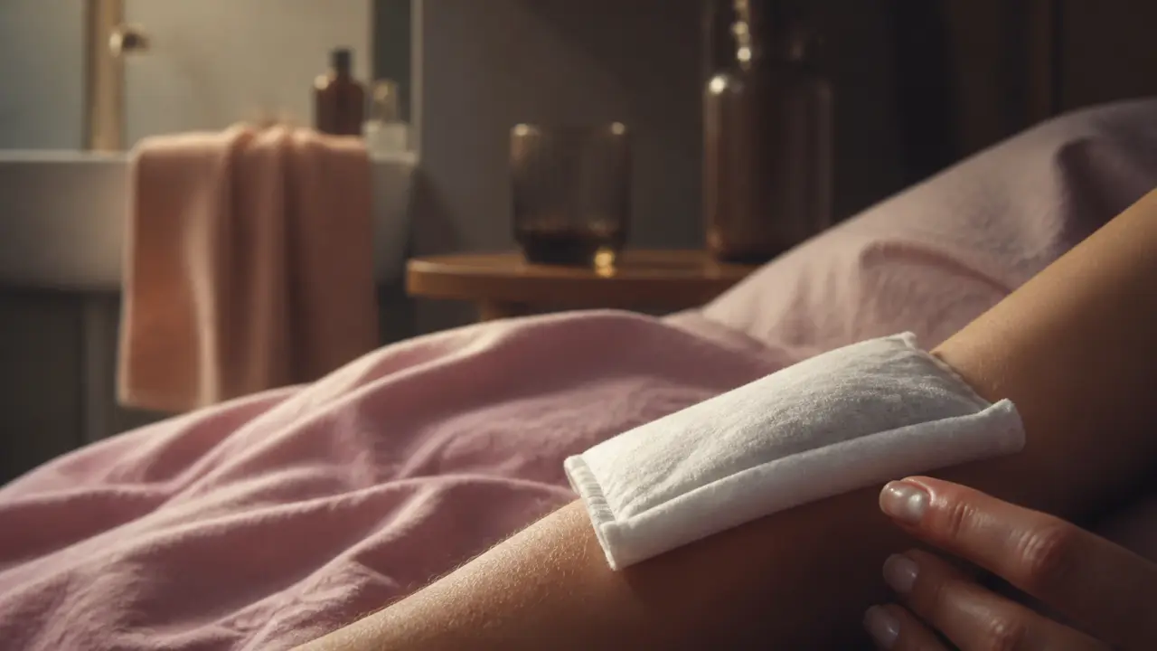 Ça me gratte partout sans bouton stress : peau sèche et compresse froide