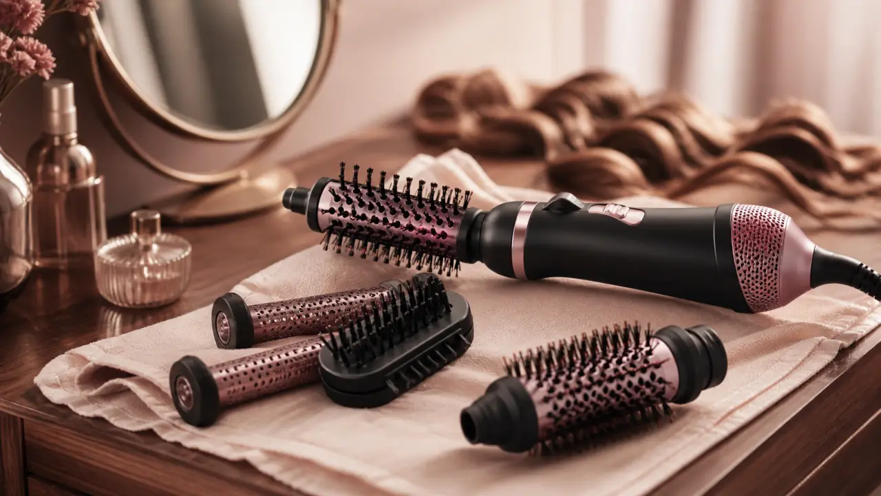 coco hair avis sur Cocostyler Pro 5-en-1, brosse soufflante et embouts