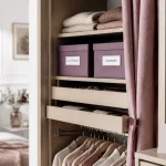 Colonne dressing 40 cm sous-pente ou penderie, aménagement sur mesure