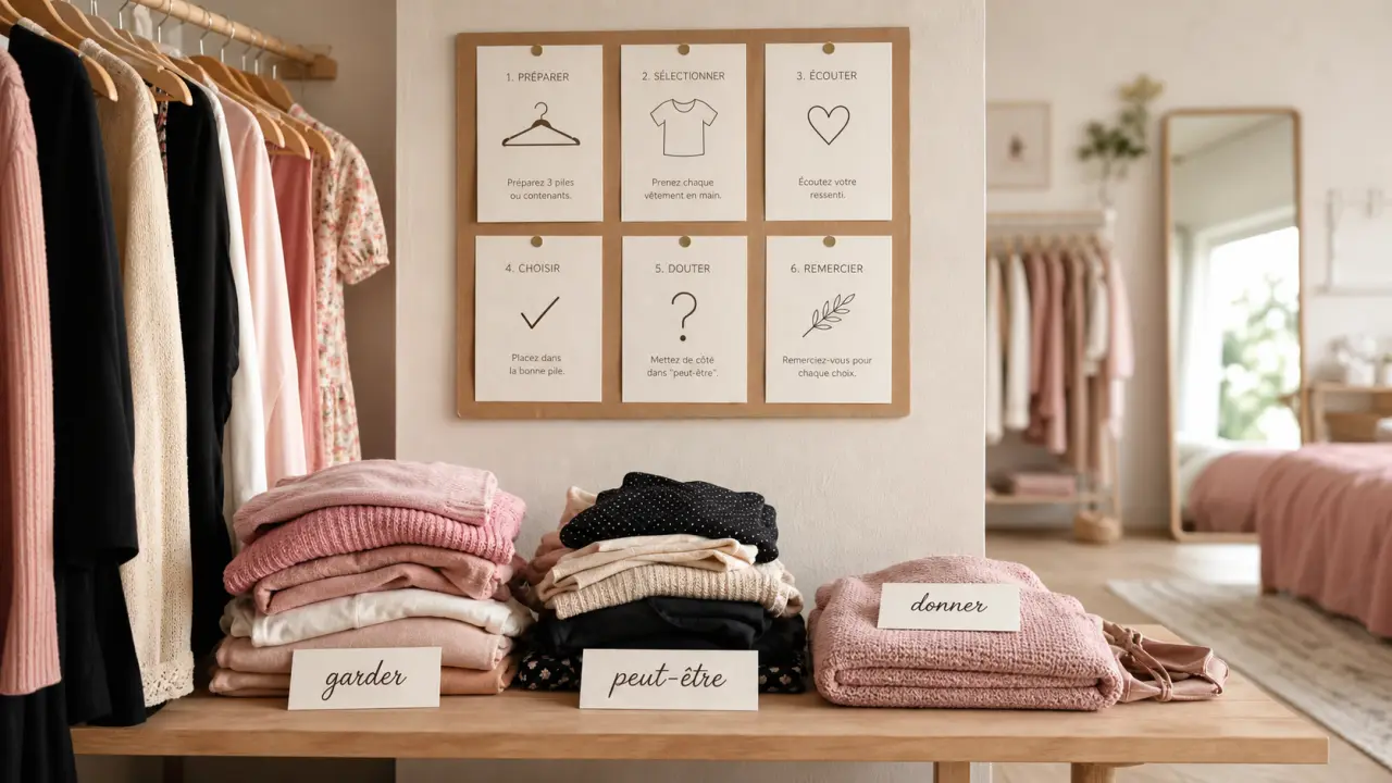 Garde robe capsule : 30 à 40 pièces pour s’habiller vite sans se renier