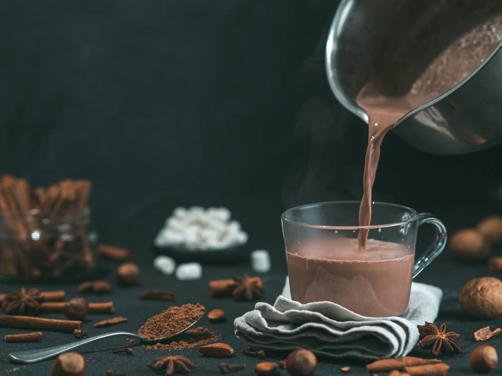 chocolat chaud boisson préparation
