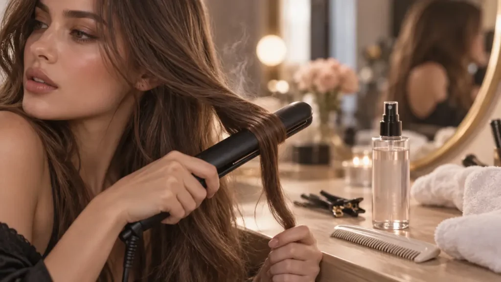 Boucles au lisseur : 4 gestes pour obtenir des ondulations souples et naturelles