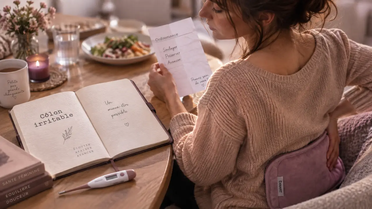 Symptôme côlon irritable mal de dos : carnet et thermothérapie