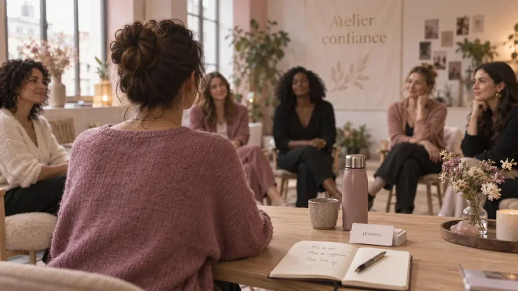 Un atelier confiance en soi aide à prendre sa place sans jouer un rôle