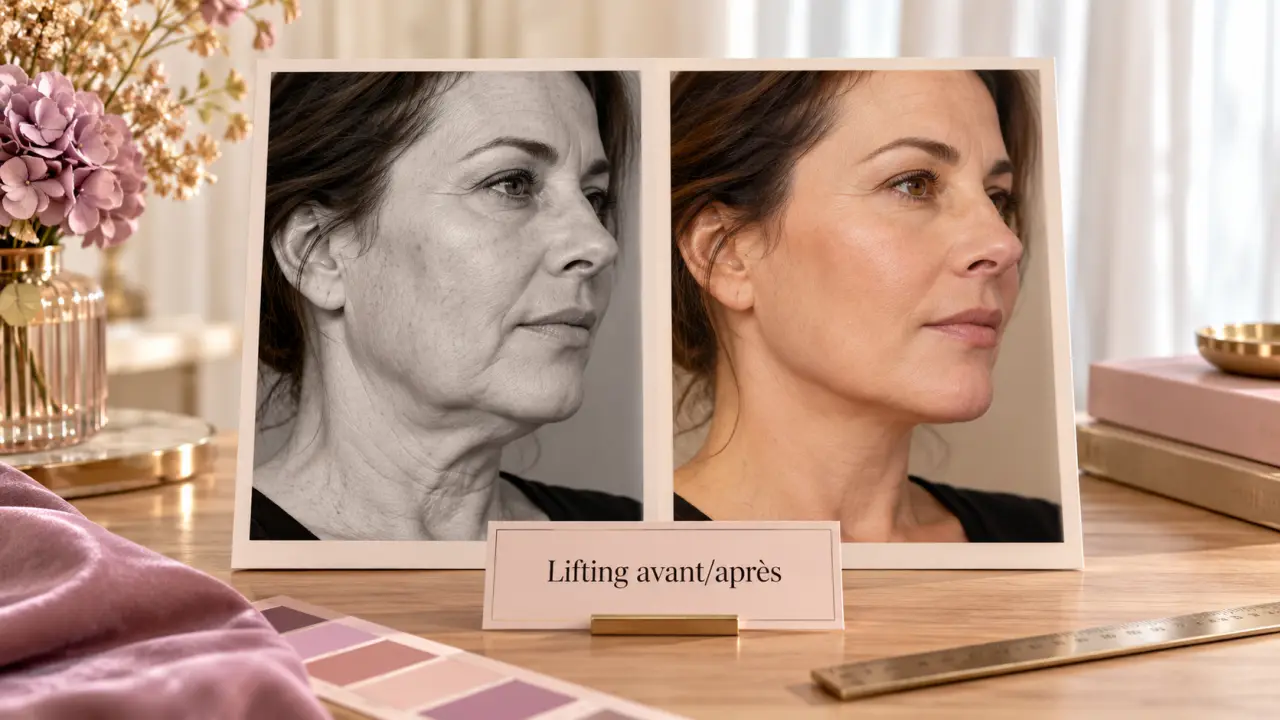 Lifting visage avant après : photos avant après (gonflement vs résultat)